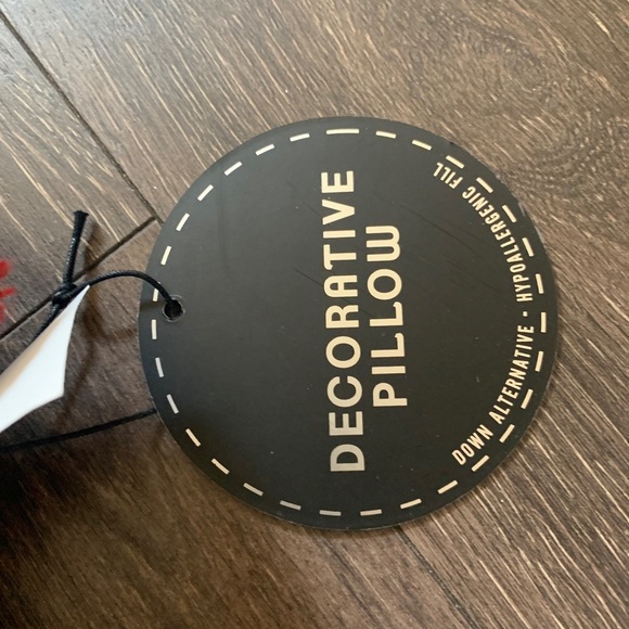 Artisan Market  Checkered  PLAID  Pillow 20x20 Red /Blue - Picture 4 of 5